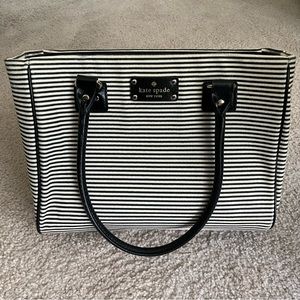 Kate Spade Vanston Stripe Quinn Handbag